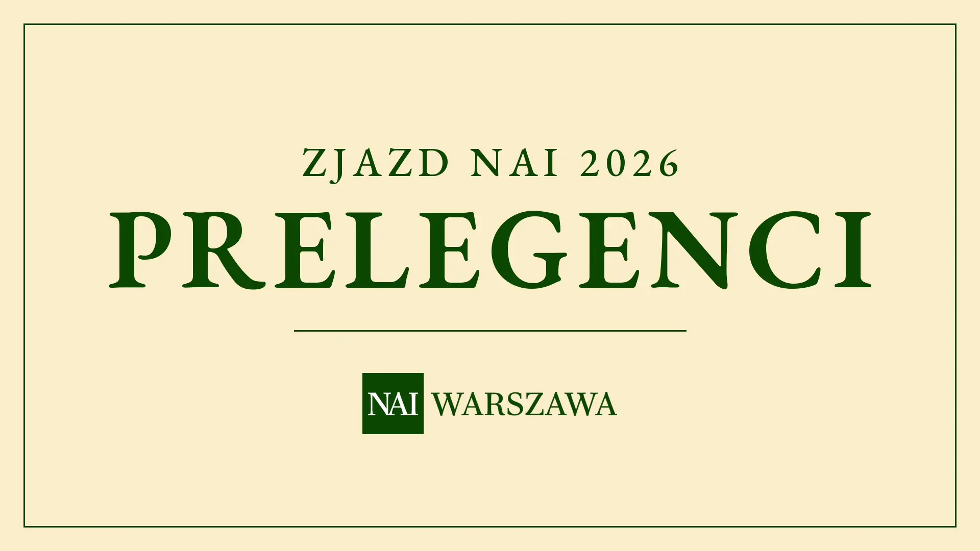 Zjazd NAI 2026 — prelegenci